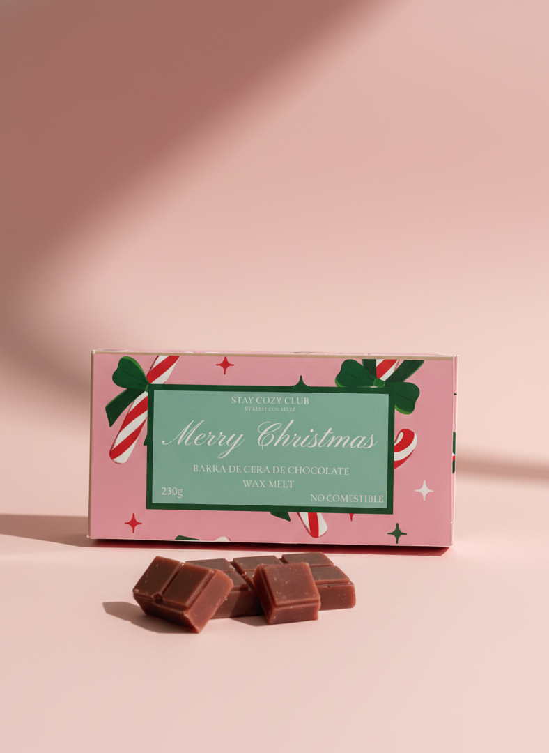 Barra de chocolate wax melt cozy 3