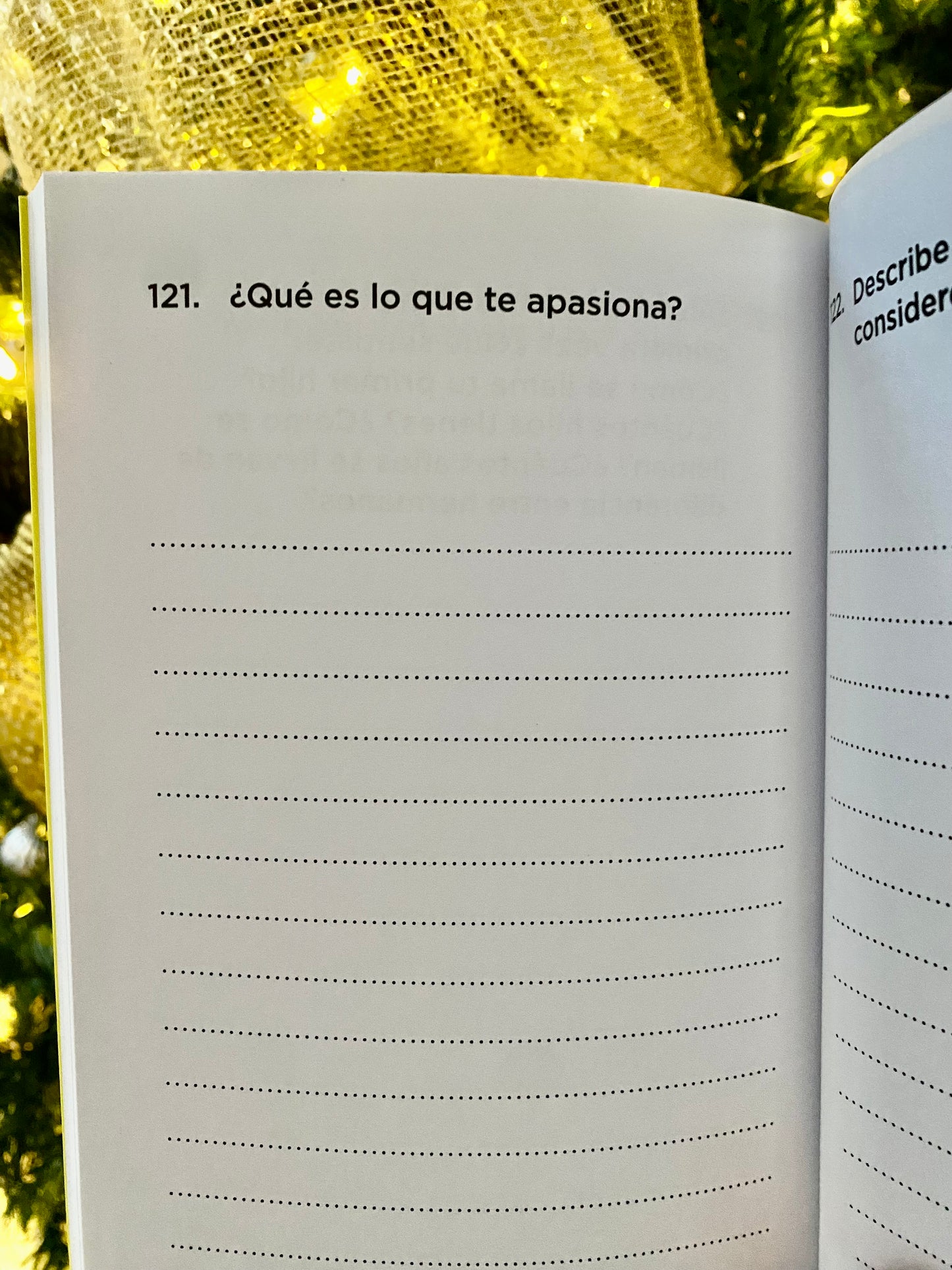 Garden box con libro "Mamá, honrando tu vida a través de tu historia"