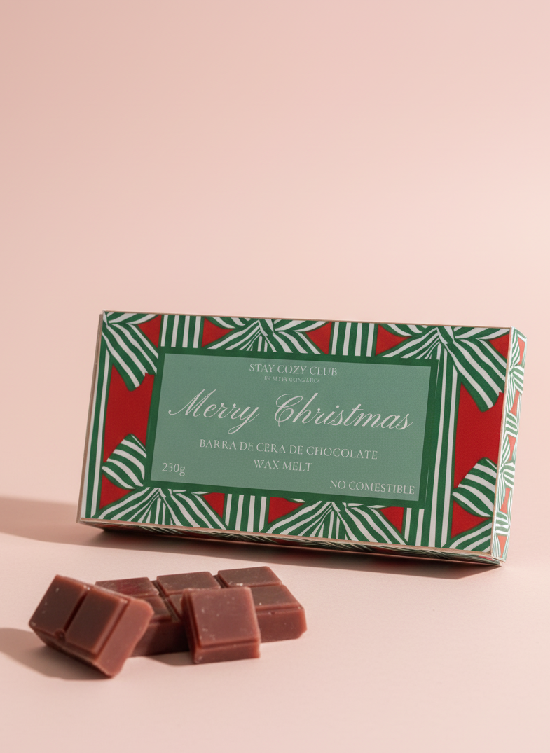 Barra de chocolate wax melt cozy 4