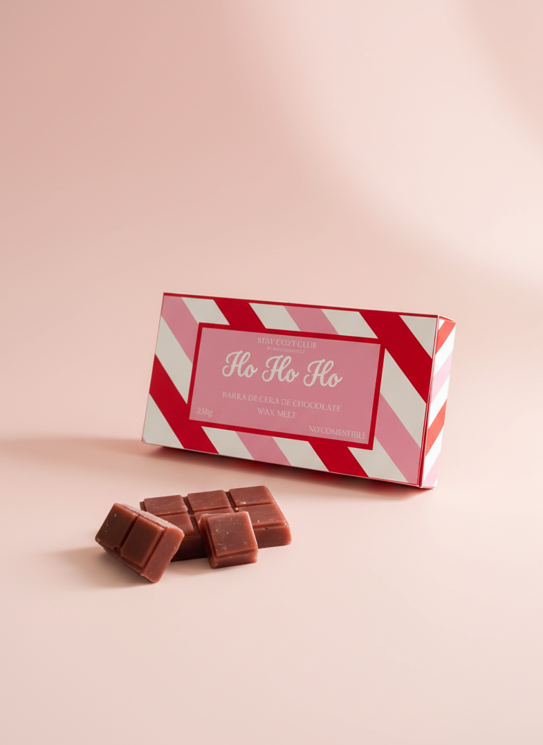 Barra de chocolate wax melt cozy 2